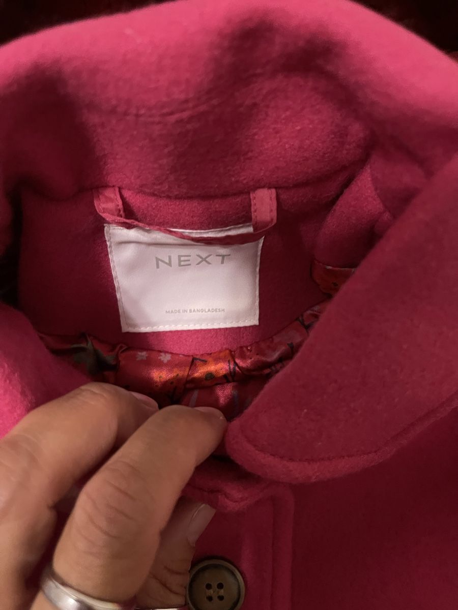 Next Giacche & Cappotti: Next Mantel rosa Gr. 92 – Usato da Suhr venduto da RIE83 3