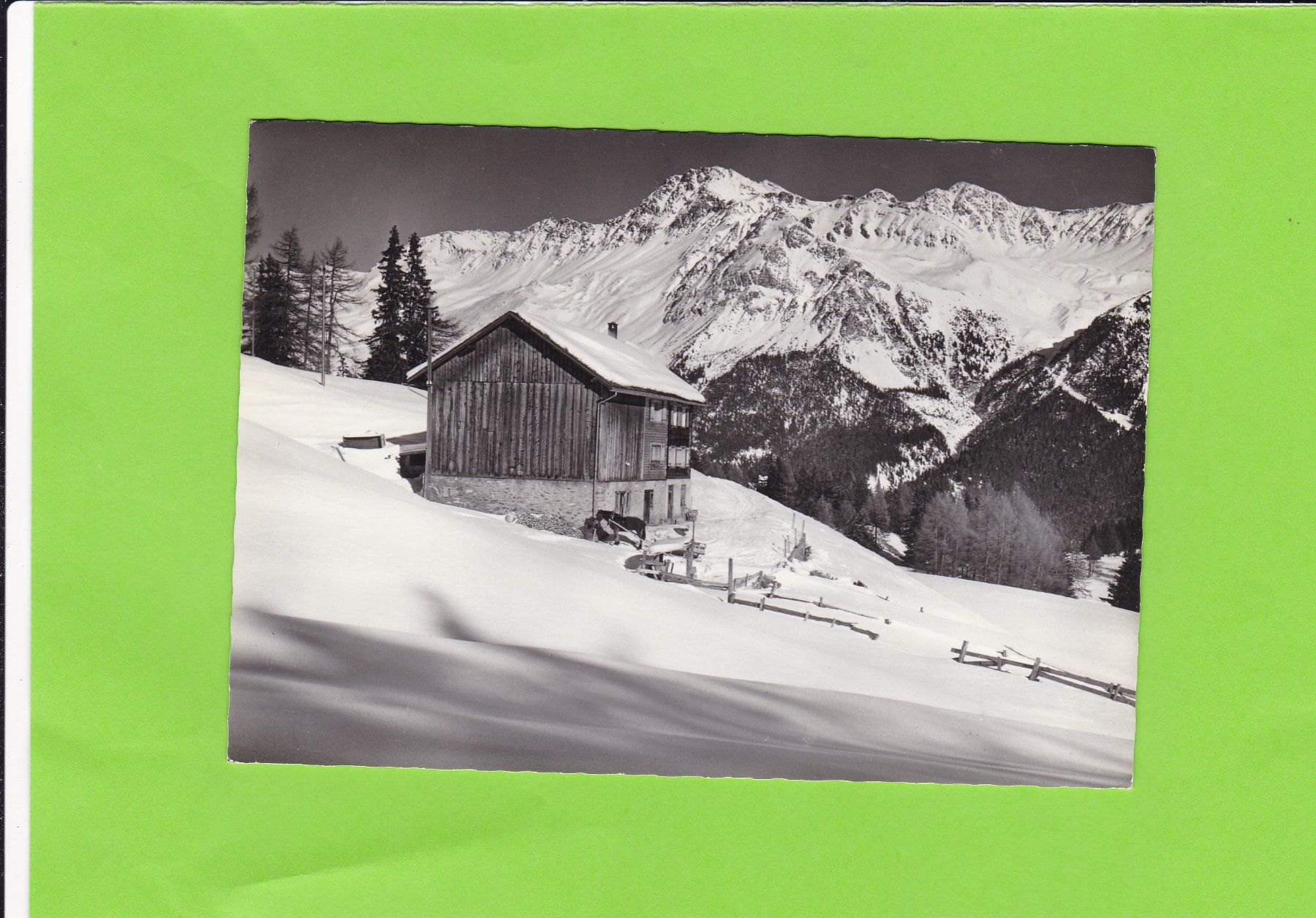 Cartoline postali: Lenzerheide-Raschinas, Berghaus – Usato da St. Peterzell venduto da neckertal