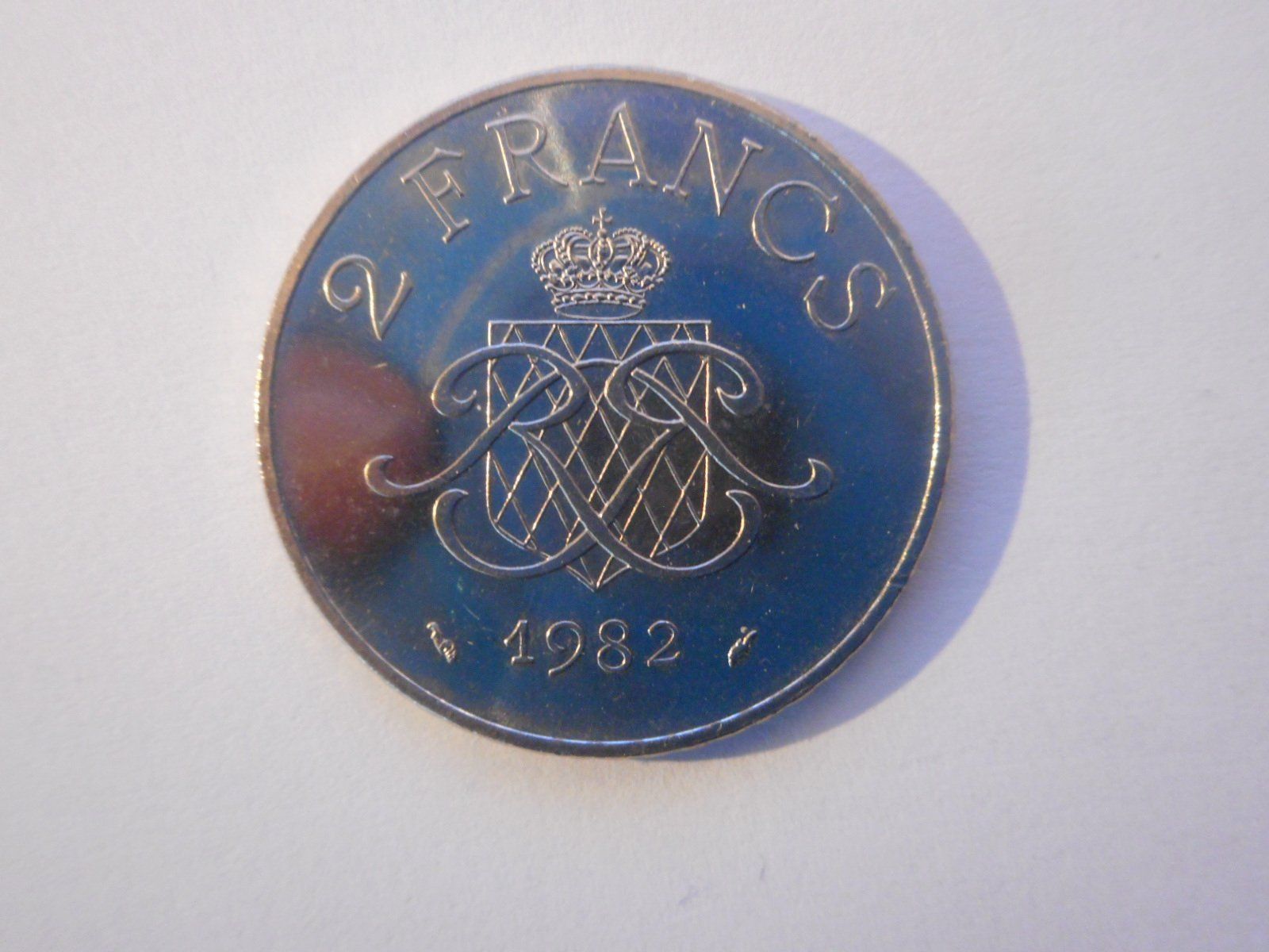 Alle Münzen: 1982   2 Francs  Monaco – Neu (gemäss Beschreibung) aus Kriegstetten von pizlad2010 1