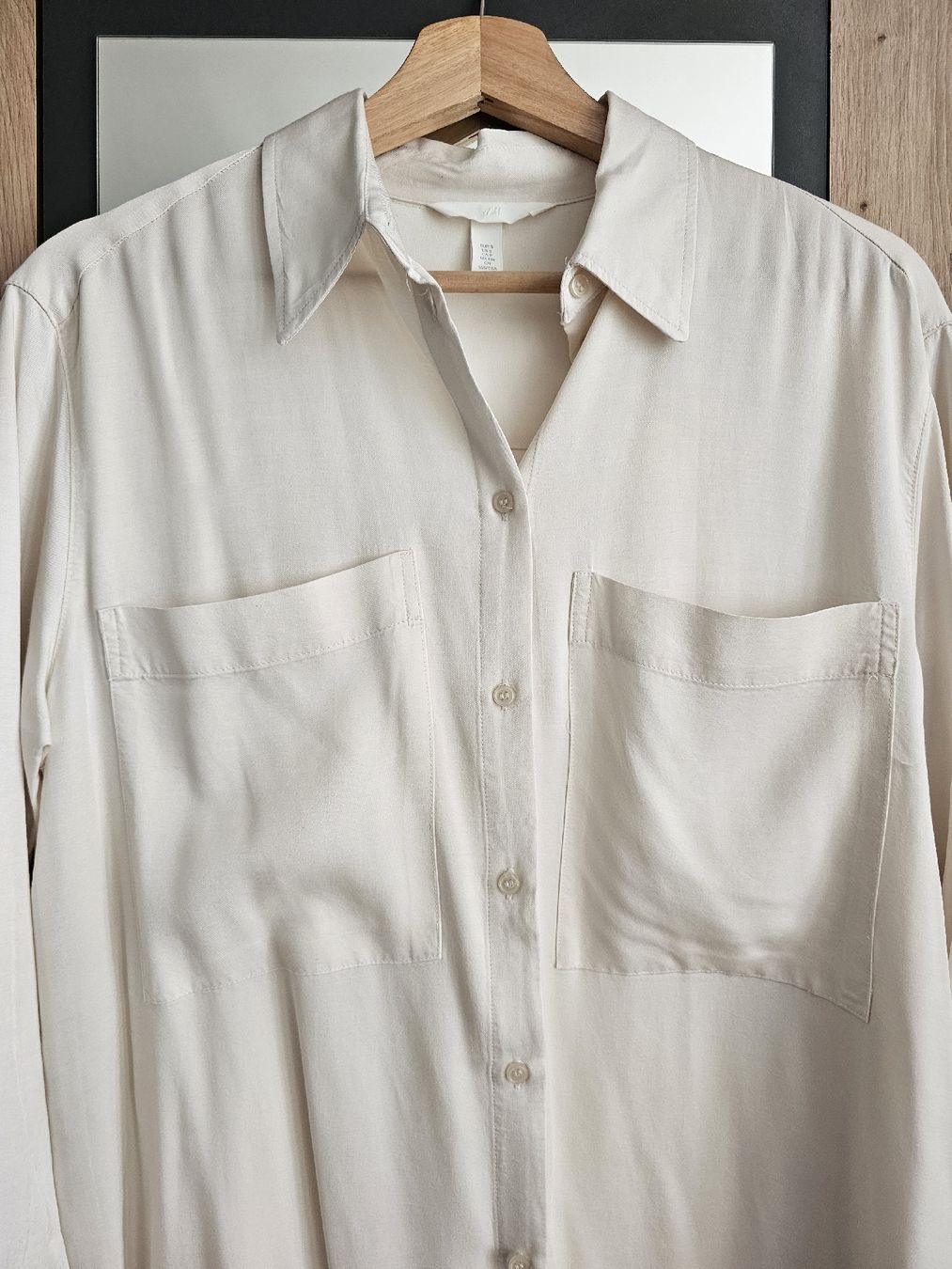 H&M Blusen: H&M Bluse lang, Gr.S, Creme  – Neu (gemäss Beschreibung) aus St.Gallen von amaka01 1