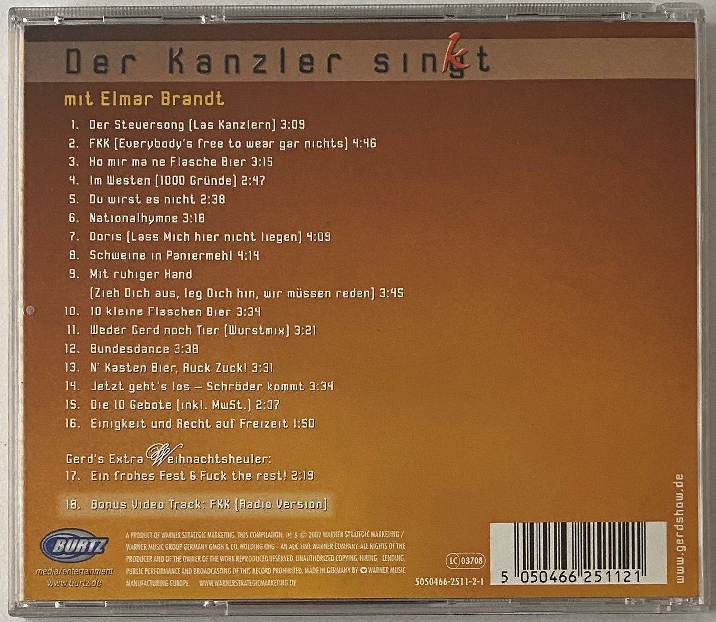 CD: Die Gerd Show, Der Kanzler singt – Usato da Flums venduto da Asquillo 1