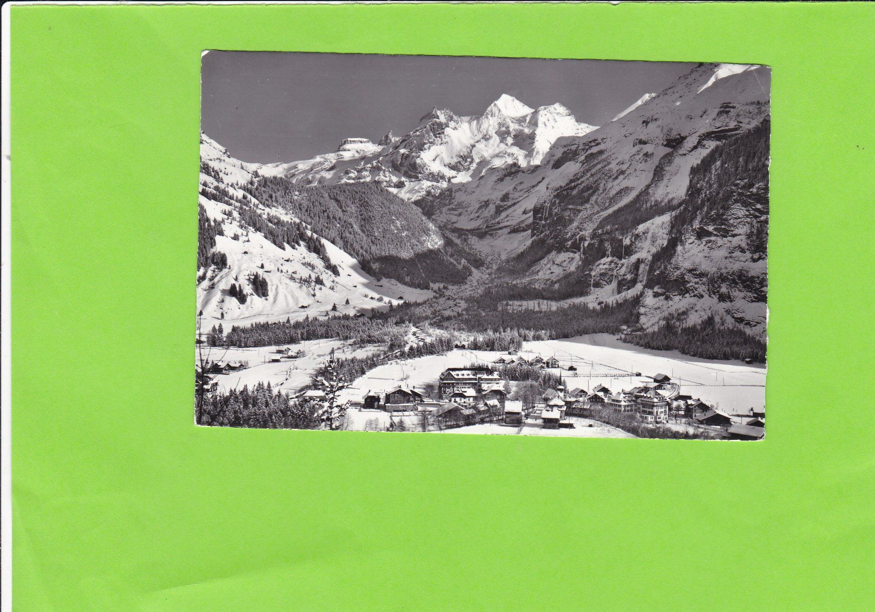 Cartes postales: Kandersteg mit Blümlisalp--E. Gyger – D'occasion à St. Peterzell par neckertal