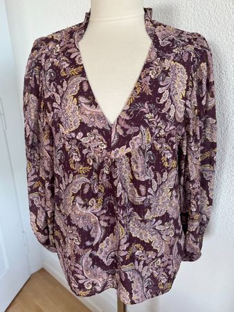 INTERMIX Damen Bluse, 35% Seide, Gr. 32/34 (P)