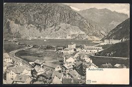 Andermatt, Blick über die Dächer der S