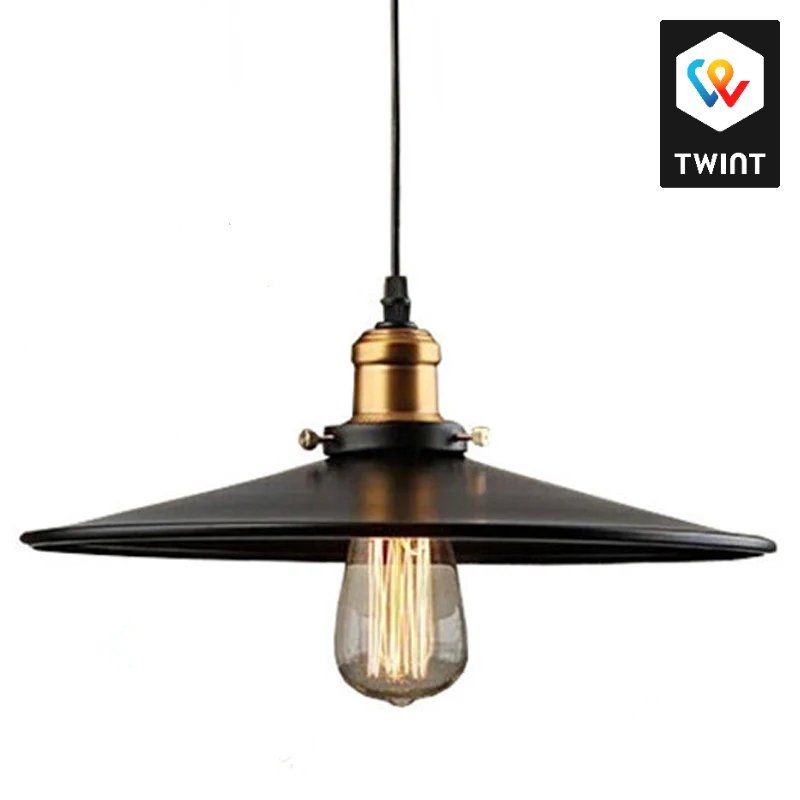 Lampadari & plafoniere: Lustre vintage industriel noir, – Nuovo e nell'imballaggio originale da Saignelégier venduto da onekeystore