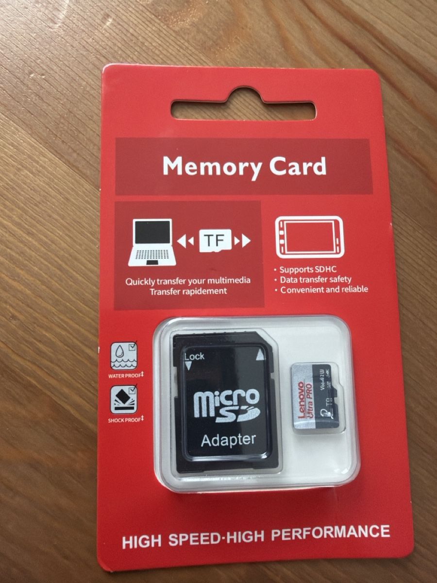 Lenovo Speicherkarten: Neue Lenovo Ultra Pro MicroSD 2TB Speicherkarte -Top! – Neu und originalverpackt aus Thun von giu_mky9