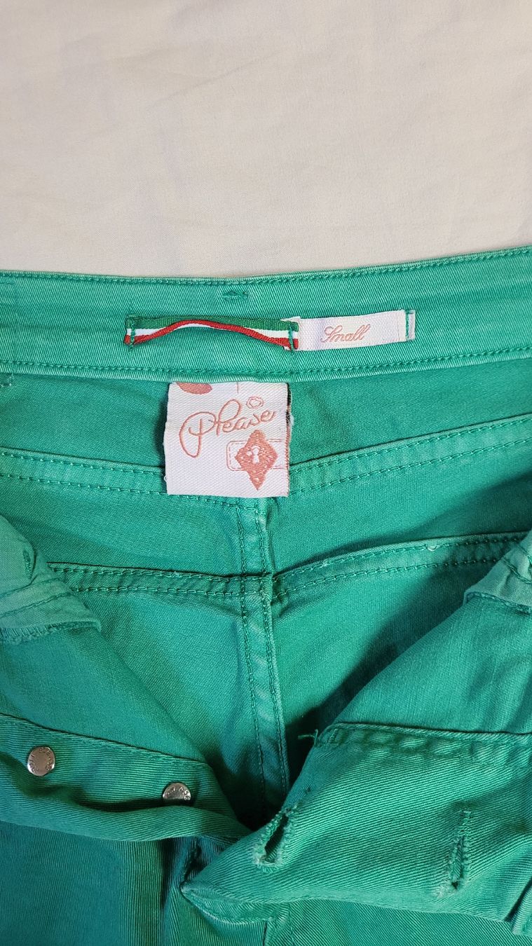 Please Jeans Hosen: Pantalon Please vert printemps taille S, – Gebraucht aus collonges von marlene.carlos 2