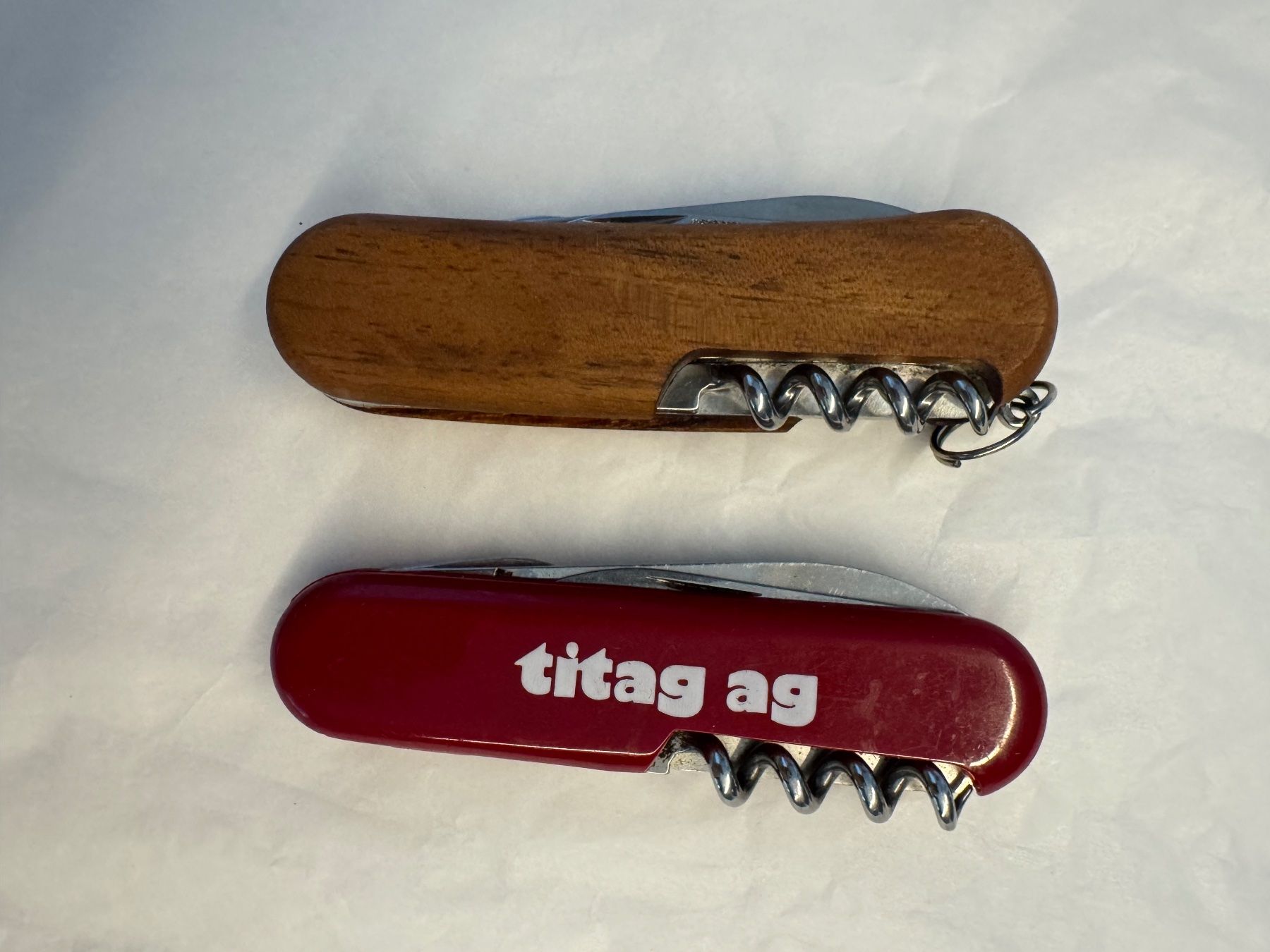 Wenger Taschenmesser: 2 Wenger Taschenmesser – Gebraucht aus Kestenholz von Sackmesser67 3