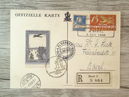 TR54 Carte postale + Timbre Suisse 1926