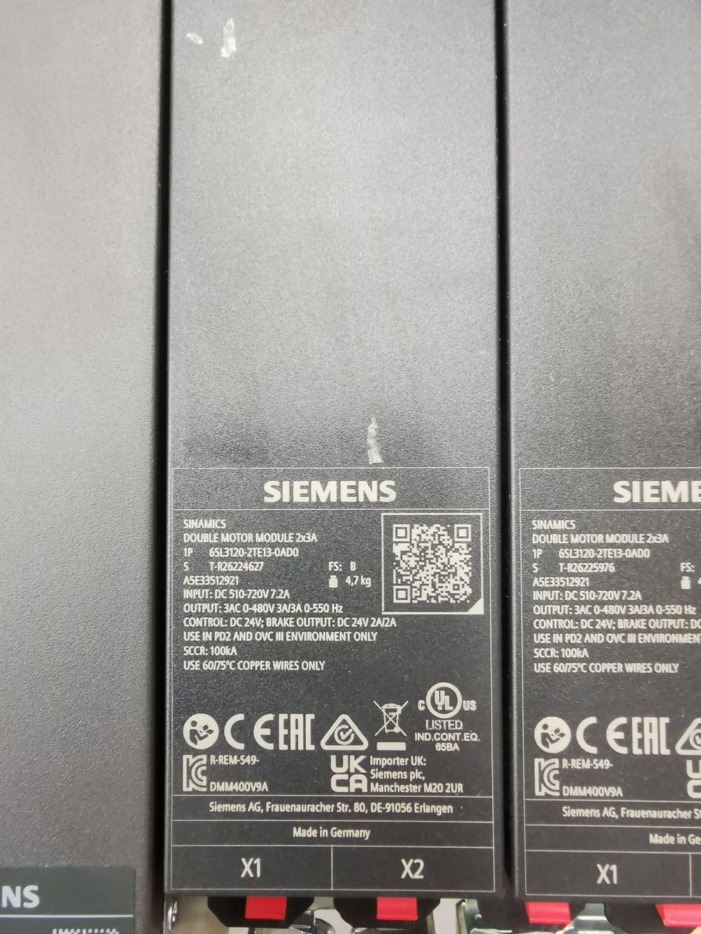Siemens Componenti elettronici: Siemens Sinamics Power Module, Control Unit & DC Link! (48) – Usato da Niederlenz venduto da Chevy_V8 8