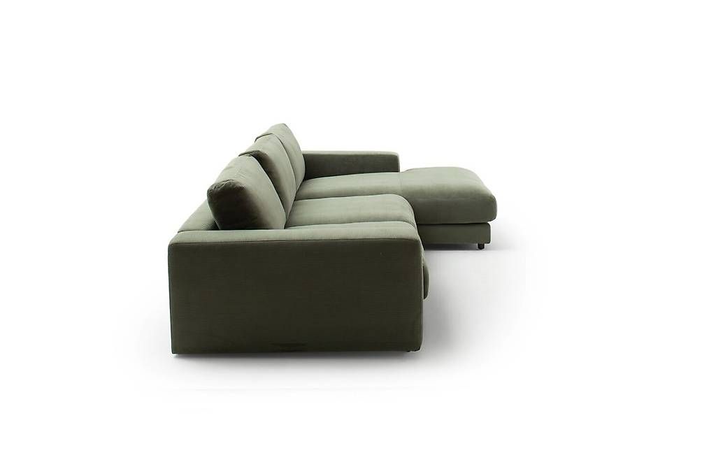 Divani: Ecksofa High End mit Longchair in Cord – Nuovo e nell'imballaggio originale da Bischofszell venduto da deluxe-moebel 2