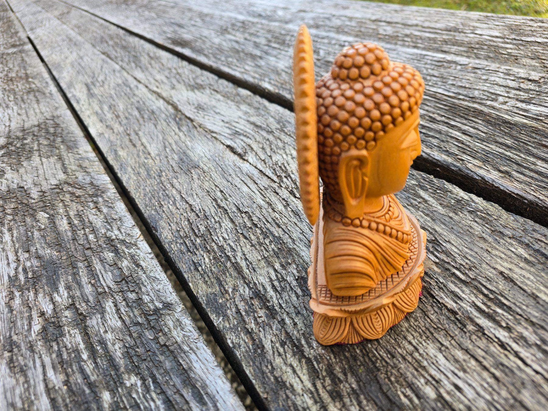 Skulpturen & Statuen: Holz: Buddha aus Indien – Neu (gemäss Beschreibung) aus Romanshorn von Rachacha 2