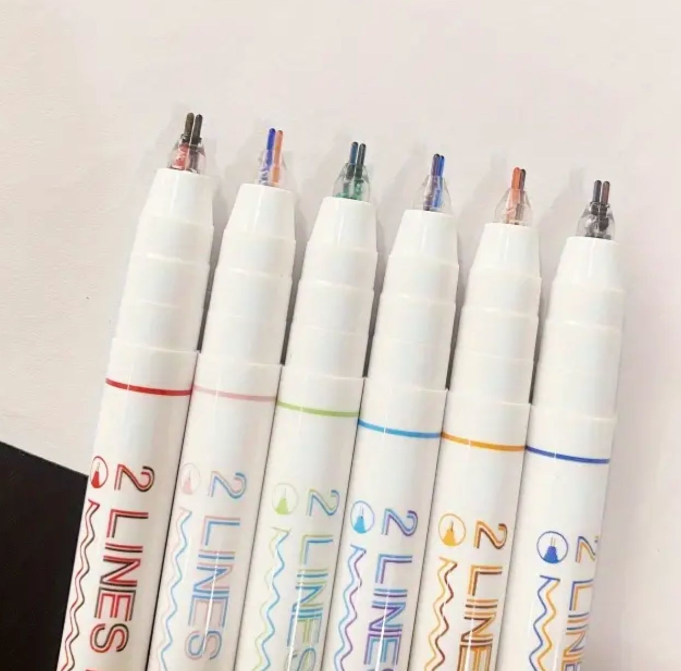 Penna & Evidenziatori: 6x Doppelstrich - Marker - Stifte – Nuovo e nell'imballaggio originale da Frenkendorf venduto da jazzplatten 3