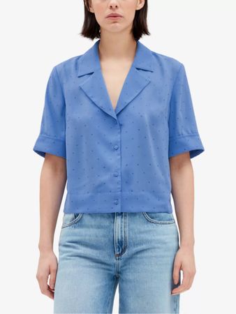 Claudie Pierlot Blue Blouse