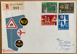 R-FDC Werbemarken 1956 ET BERN illustriert, SBK 60 Fr.