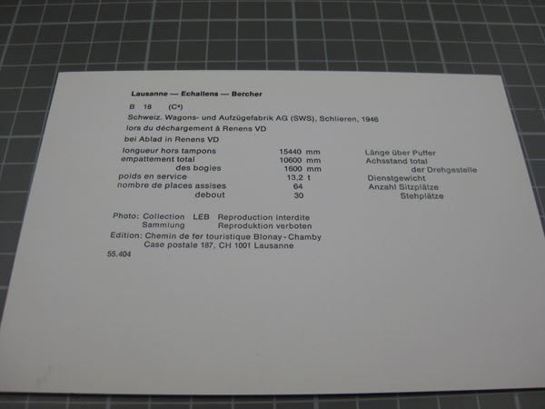 Cartoline postali: AK LEB Personenwagen B 18 – Nuovo (secondo la descrizione) da Malters venduto da Marosko 2