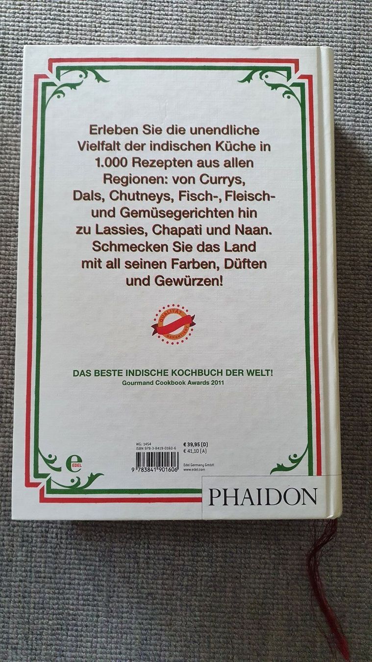 Libri: Indien / Das Kochbuch / Pushpesh Pant – Usato da Glattfelden venduto da sessa123 2