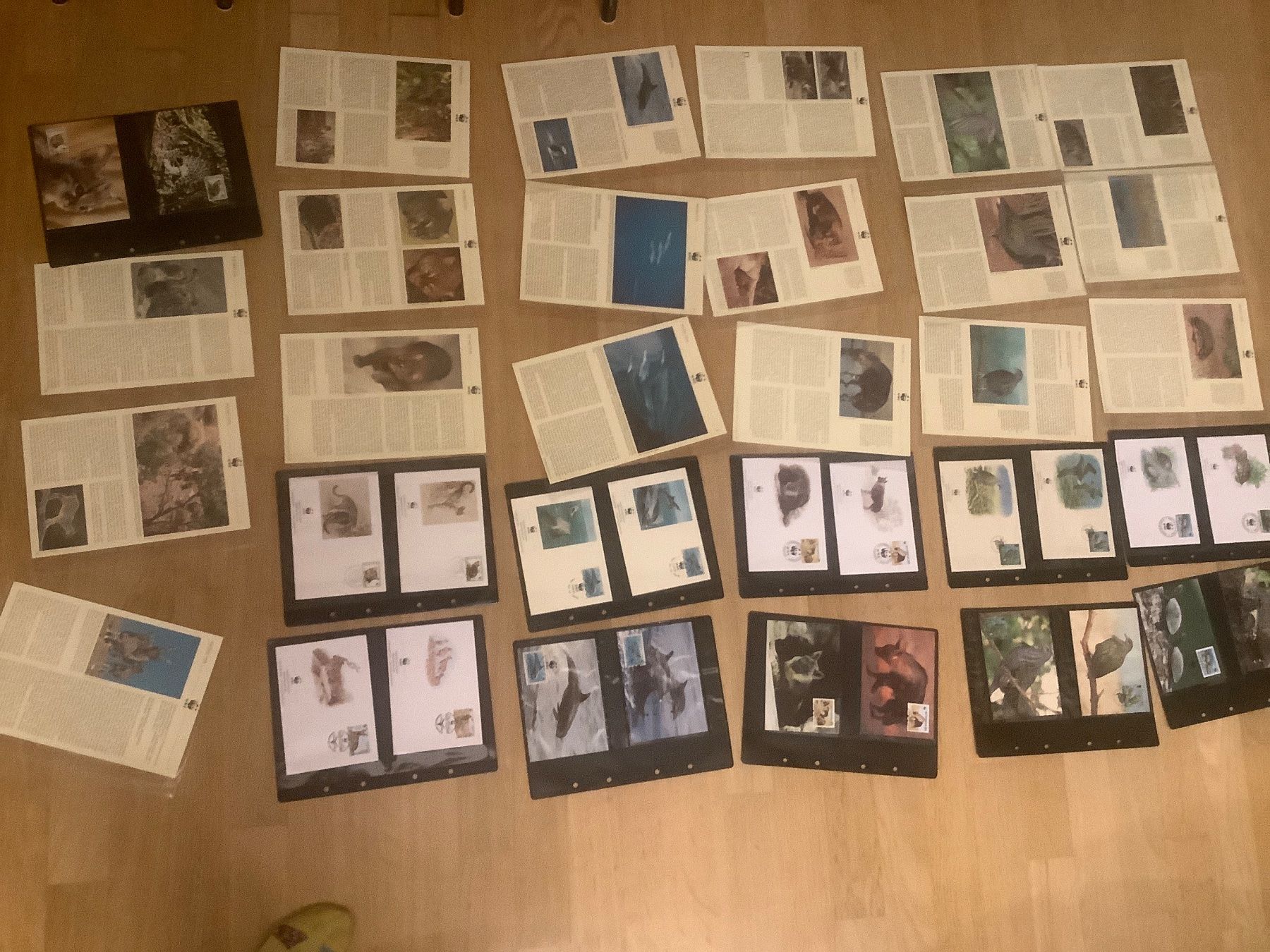 WWF Alben: 2 WWF Briefmarken Alben mit Dokumenten – Gebraucht aus St. Gallen von herbrig2 6