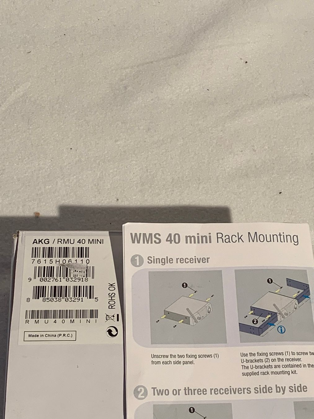 Akg Microfoni: AKG RMU 40 Mini  .41 – Nuovo (secondo la descrizione) da Schötz venduto da amore14 3