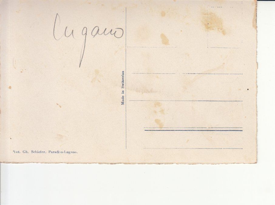 Cartoline postali: Lugano, ca. 1940 – Usato da Bürglen TG venduto da StampGraf 1