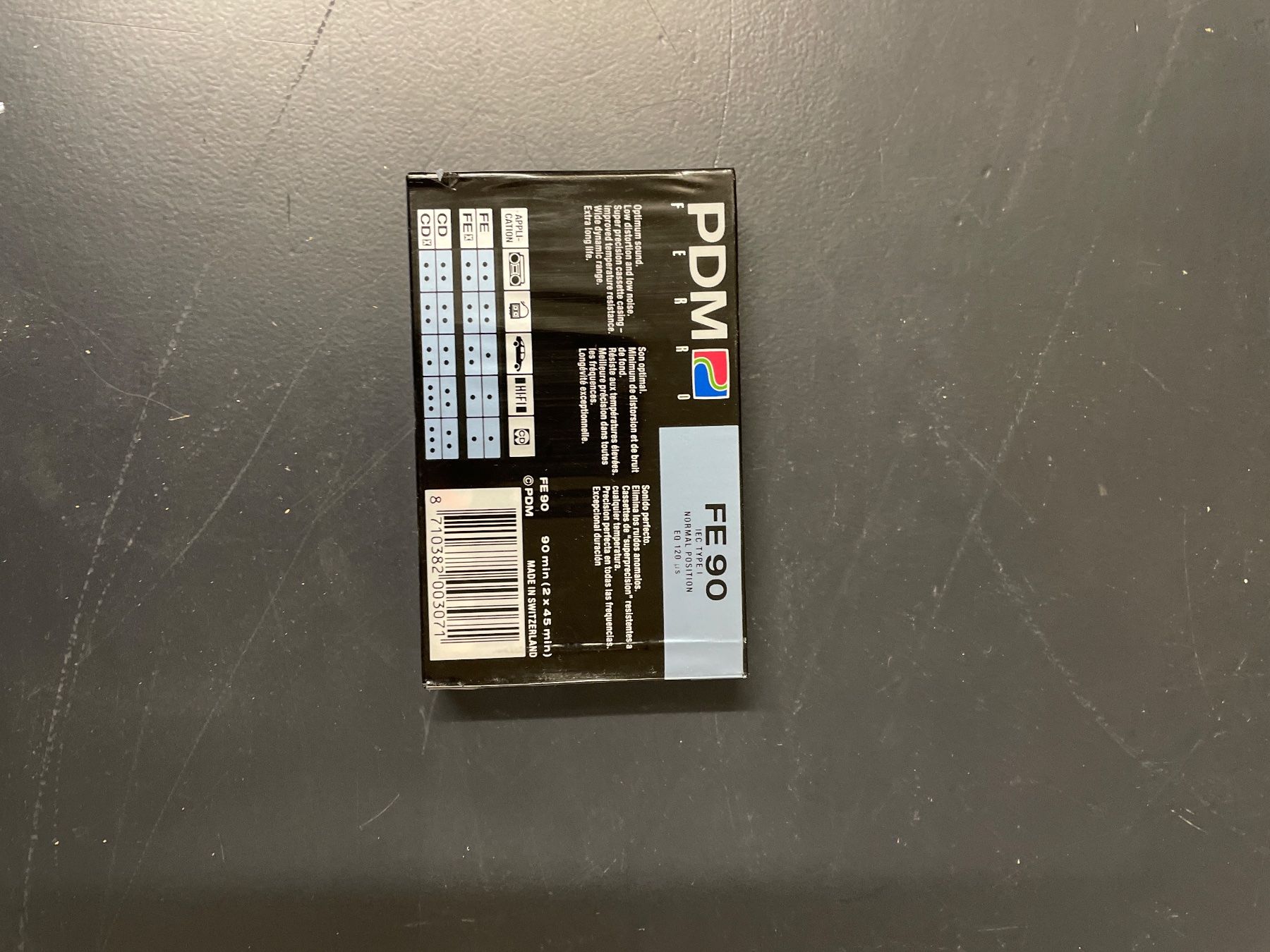 Kompaktkassetten: PDM FE 90 Ferro Type 1 / 5 Stk. – Neu und originalverpackt aus Dagmersellen von INEICHEN-MULTIMEDIA 2