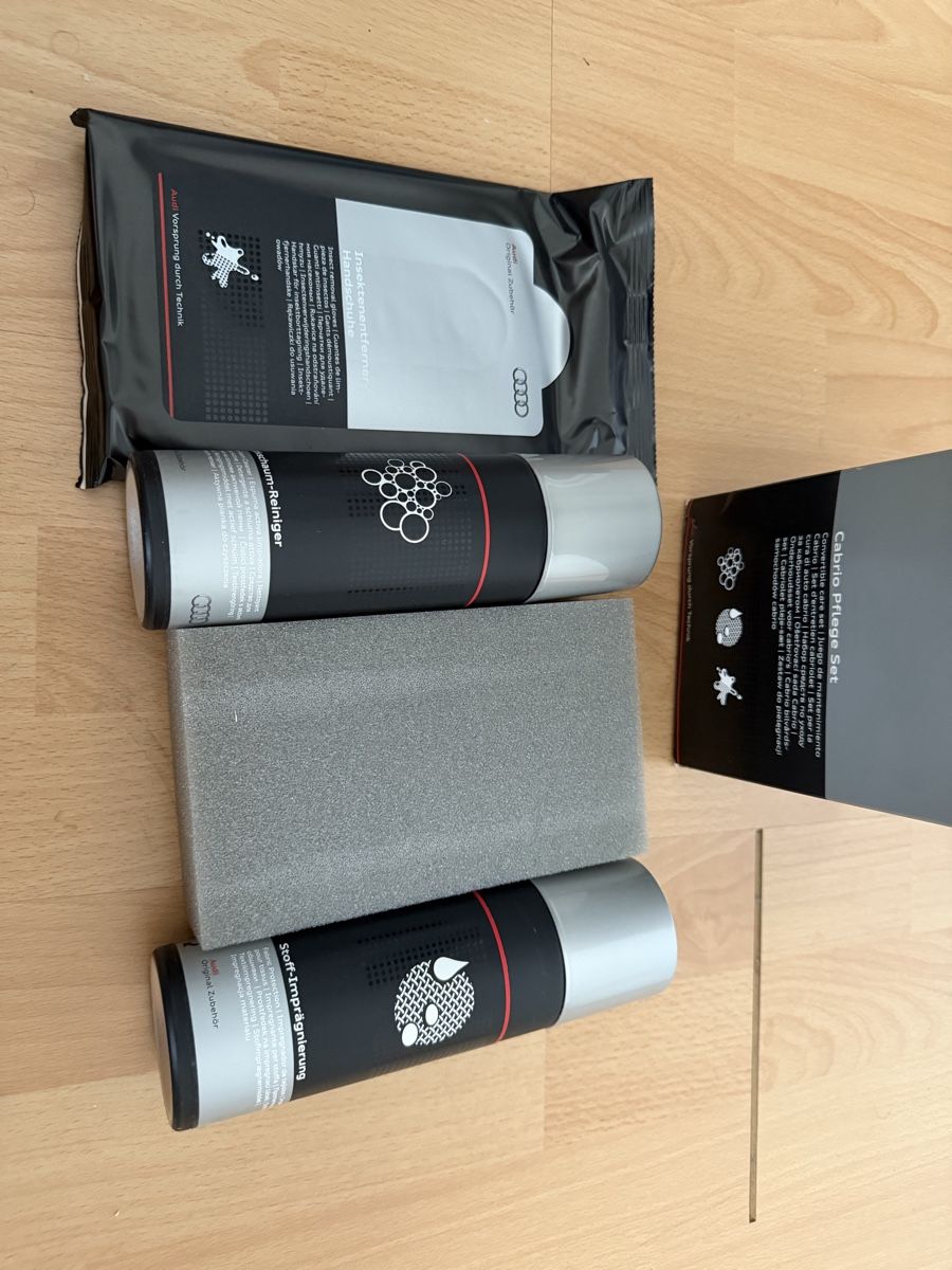 Prodotti per la cura: Audi Cabrio Pflege Set neu – Nuovo e nell'imballaggio originale da ZUG venduto da Porsche_nwp7 8