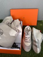 Hermès Bouncing - T39 - Beige/Gris - Full Set