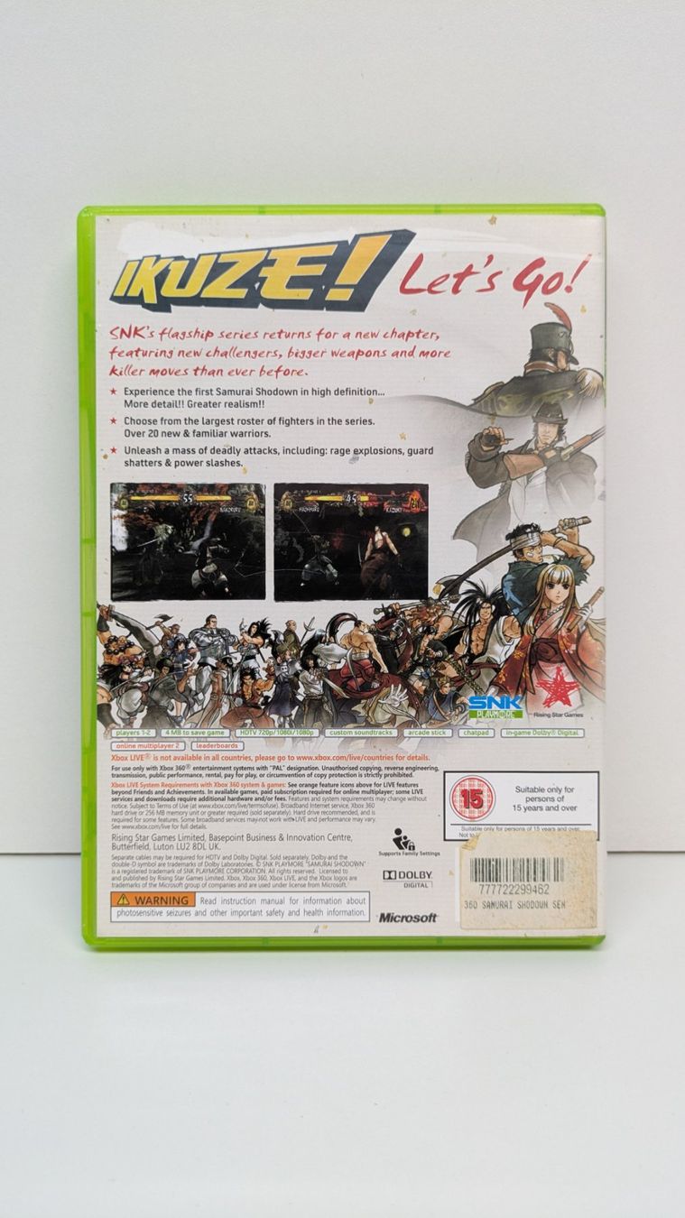 Giochi: Samurai Shodown Sen - Xbox 360 – Usato da Menziken venduto da mame18 2