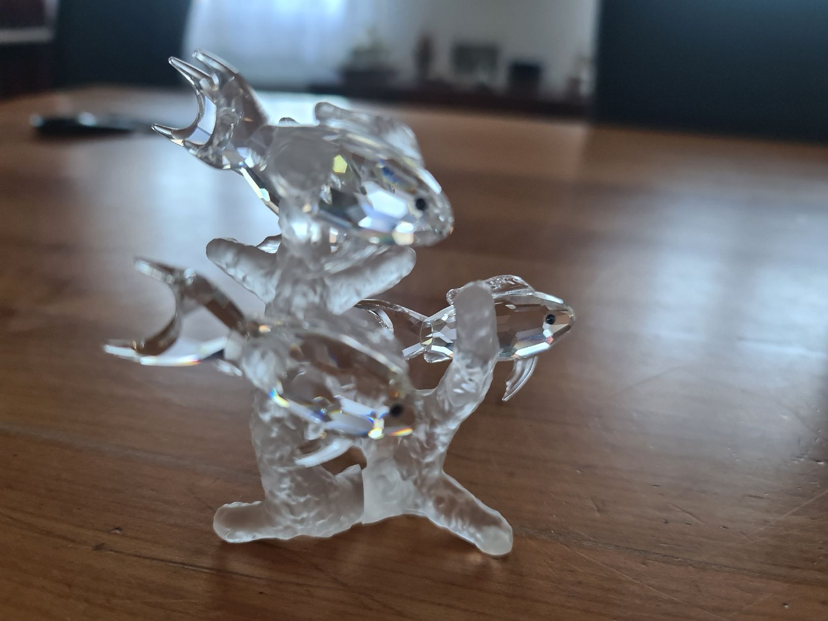 Swarovski Statuette: Swarovski Figur Fischschwarm  – Usato da henau venduto da Rockj 1