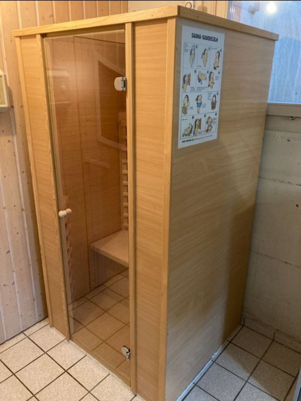 Sauna & Zubehör: Infrarotkabine Holz mit Glasfront  – Gebraucht aus Obergerlafingen von japan-power