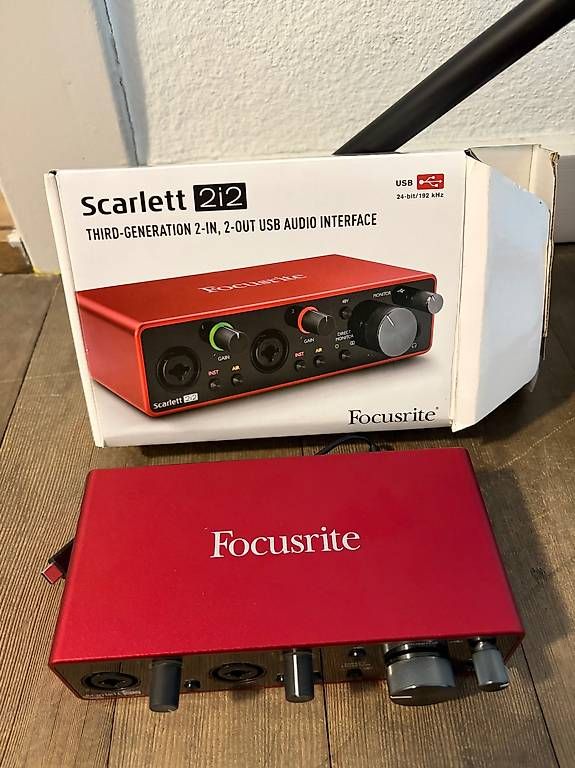 Microfoni: Mikrofonständer, Mikrofon & Audio-Interface – Usato da Liebefeld venduto da mhe_p65s 1