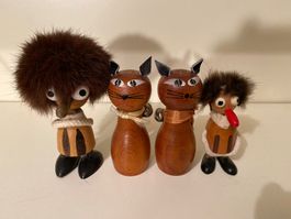 4 Mid Century Klassiker Figuren