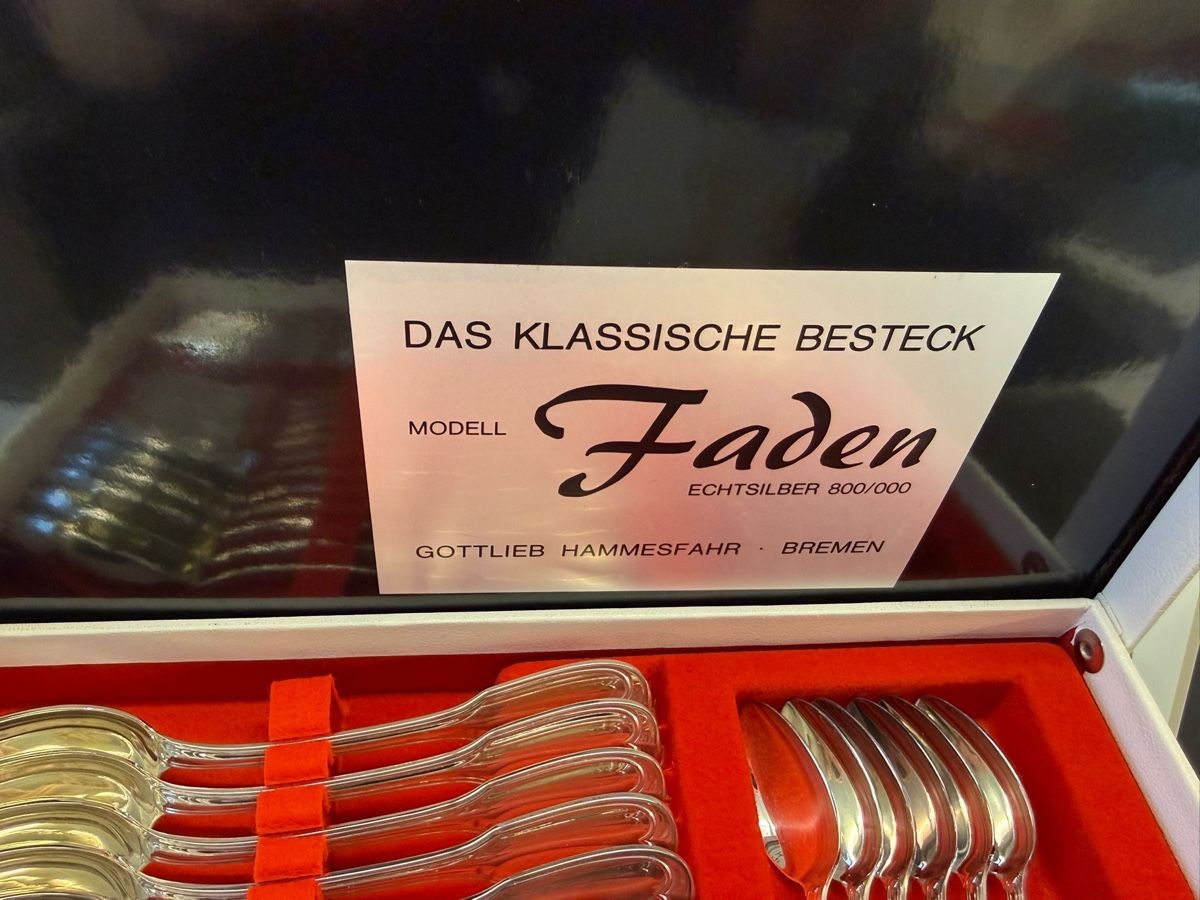 Bestecksets: Silberbesteck 800er Silber - 12er Garnitur (NEU!) – Neu und originalverpackt aus Siebnen von Arko27 3