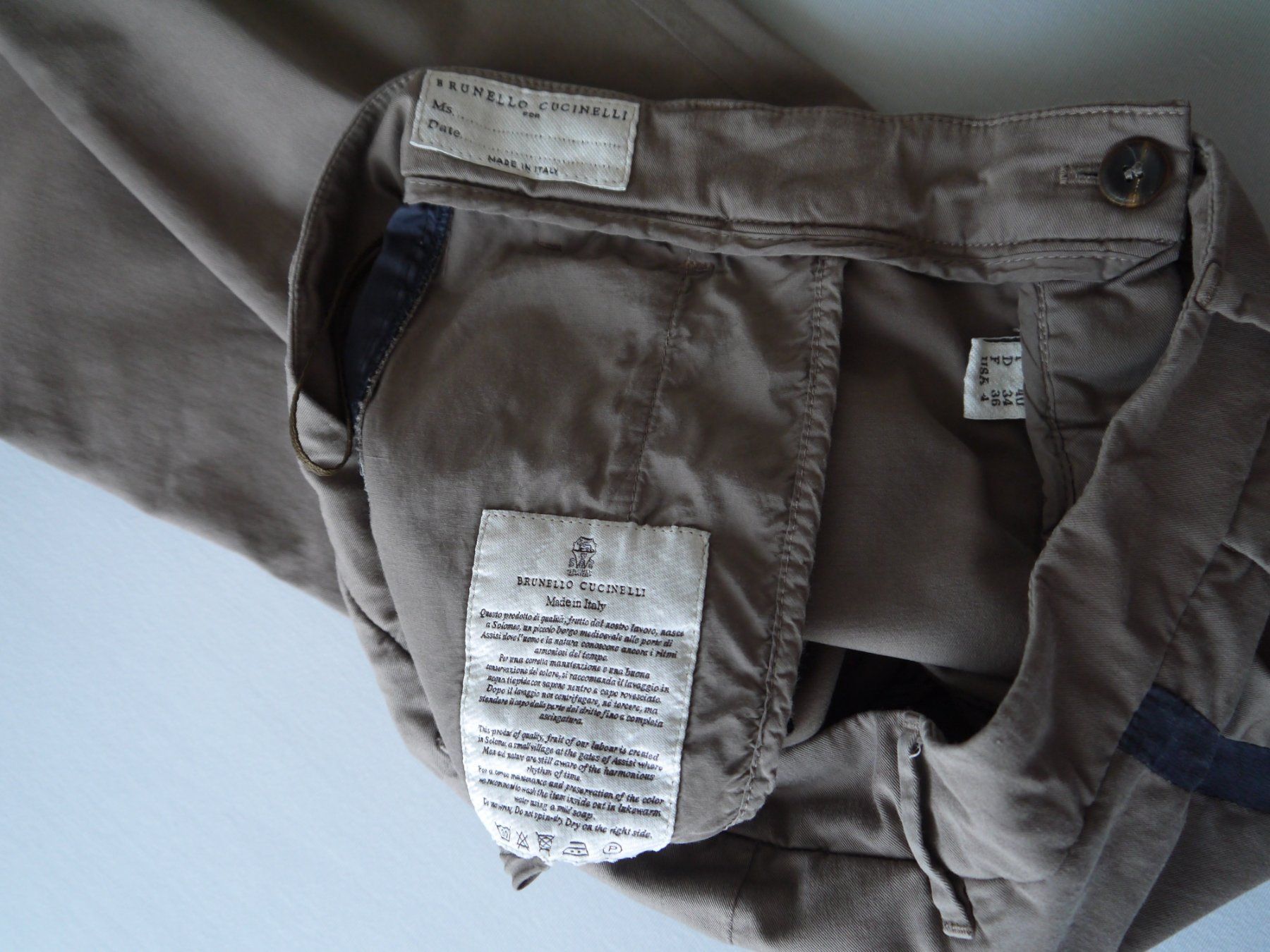 Brunello Cucinelli Pantaloni: BRUNELLO CUCINELLI Hose Gr.34 – Usato da Hagendorn venduto da Blaf 3