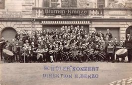 TOP Ansichtskarte: GRUSS vom ODEON ORCHESTER ZH 1907