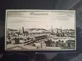 Mellingen. Aargau. Matthäus Merian der Ältere (1593–1650).