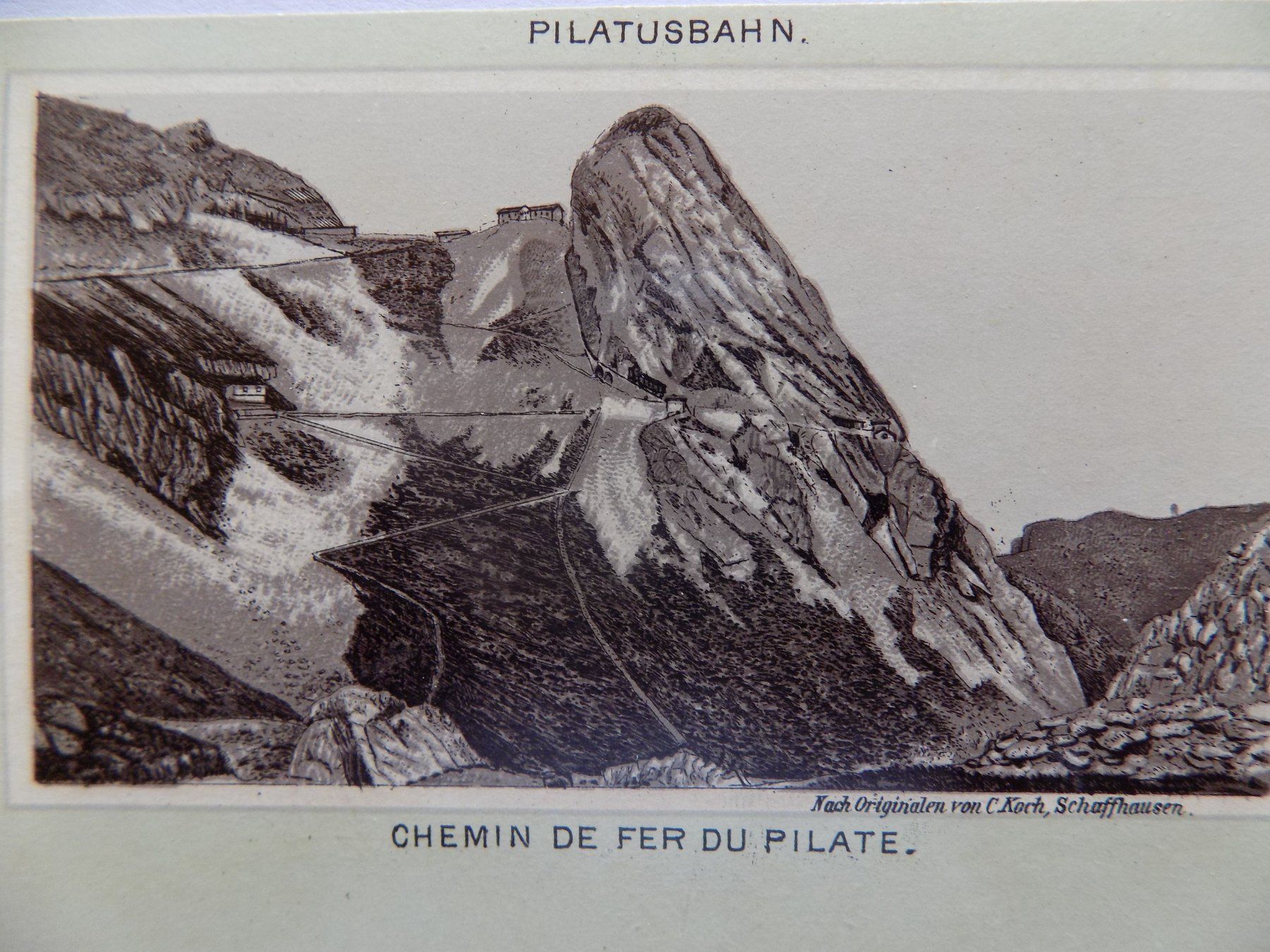 Gravures: Pilatusbahn Luzern – D'occasion à Risch par Antikfee 1