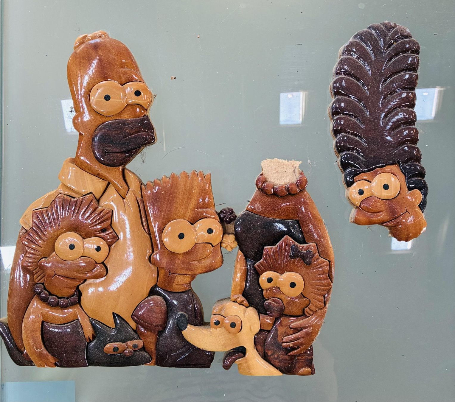 Statuette: Holzfigur Simpsons – Difettoso da Oberkulm venduto da Weberlisa 1