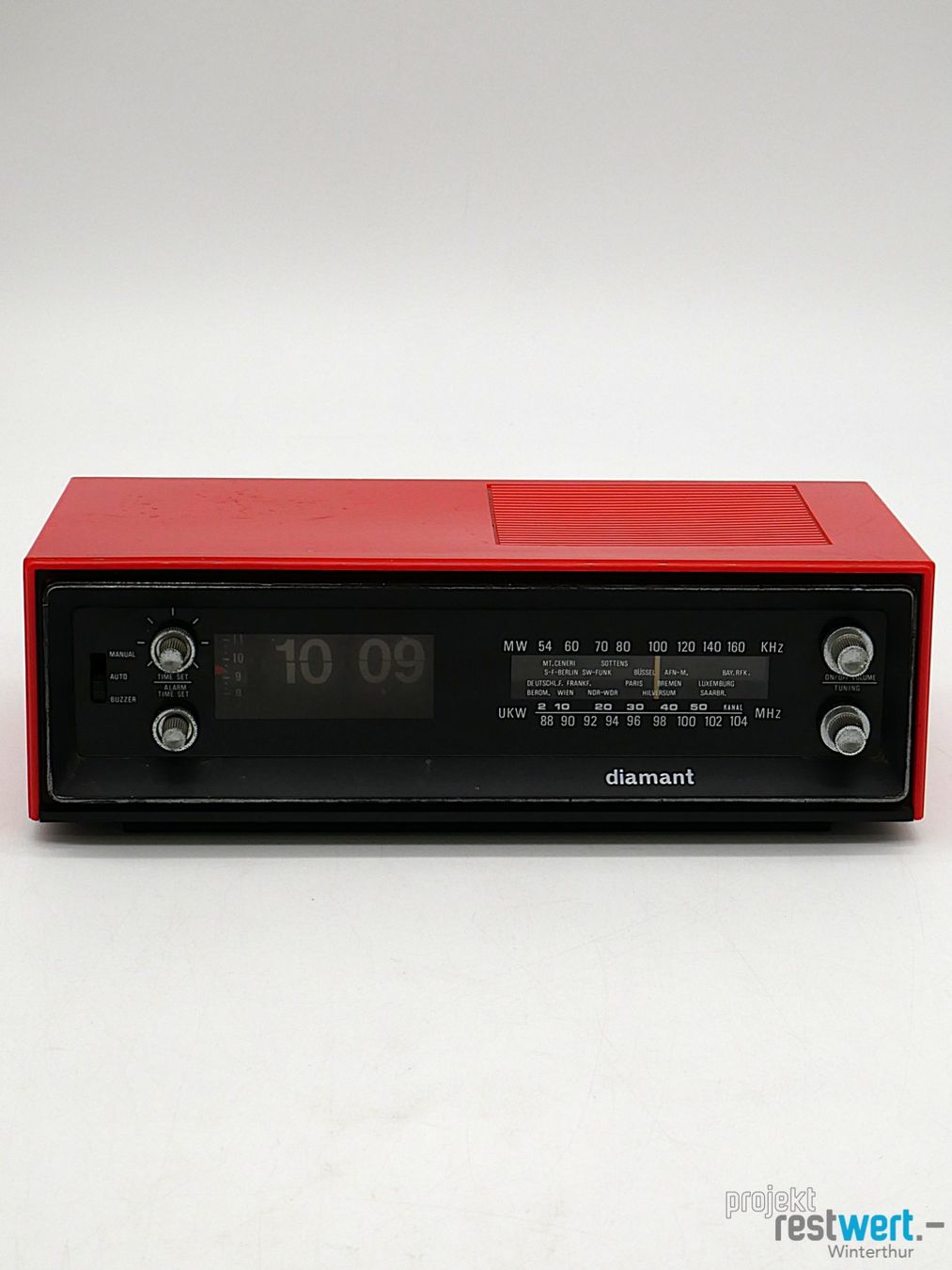 Sveglie: DIAMANT Vintage Radiowecker – Usato da Winterthur venduto da Restwert_Winterthur 2