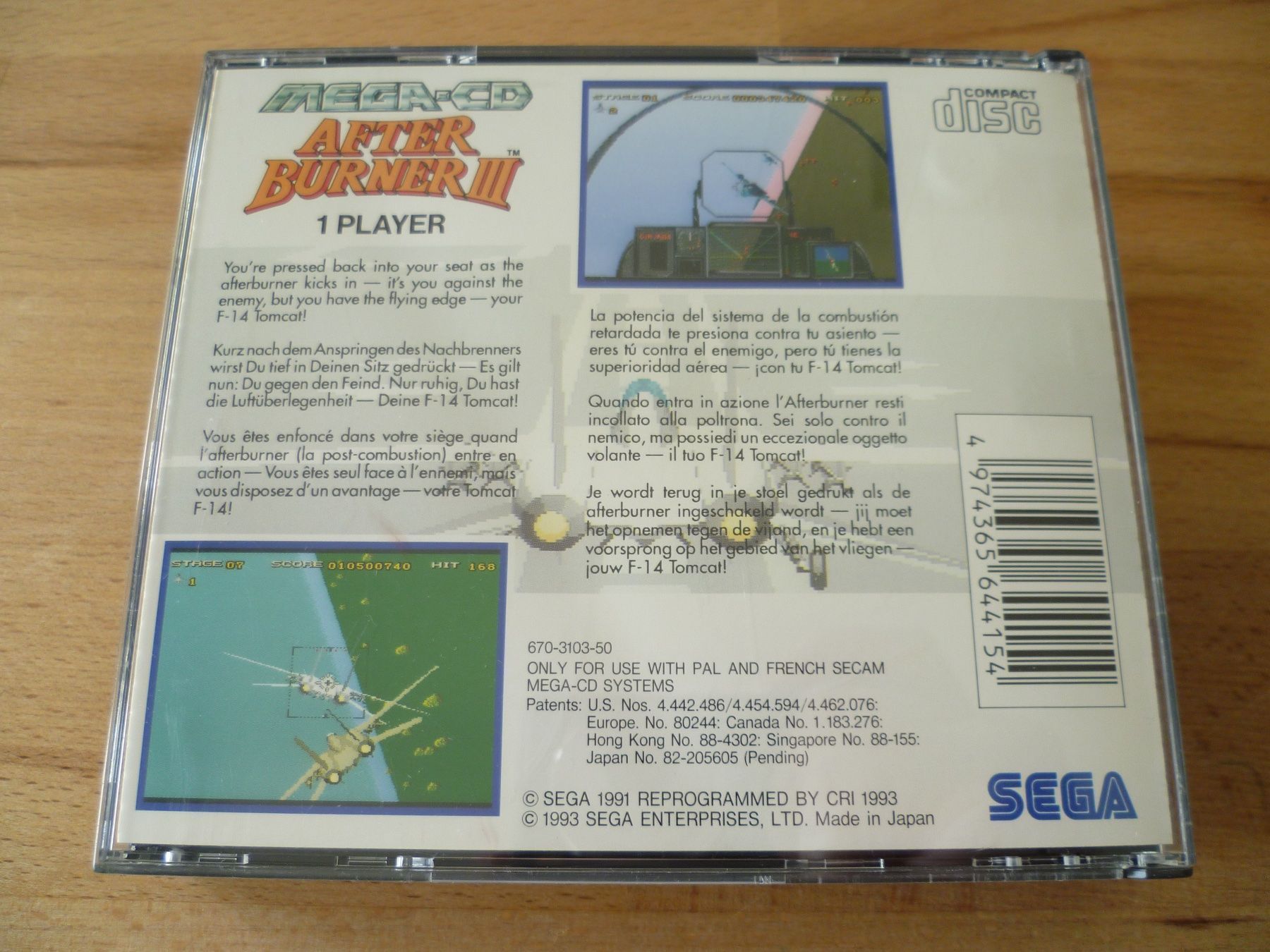 Sega Giochi: After Burner III  - SEGA Mega CD (PAL-Version) – Usato da Thalwil venduto da ranx 2
