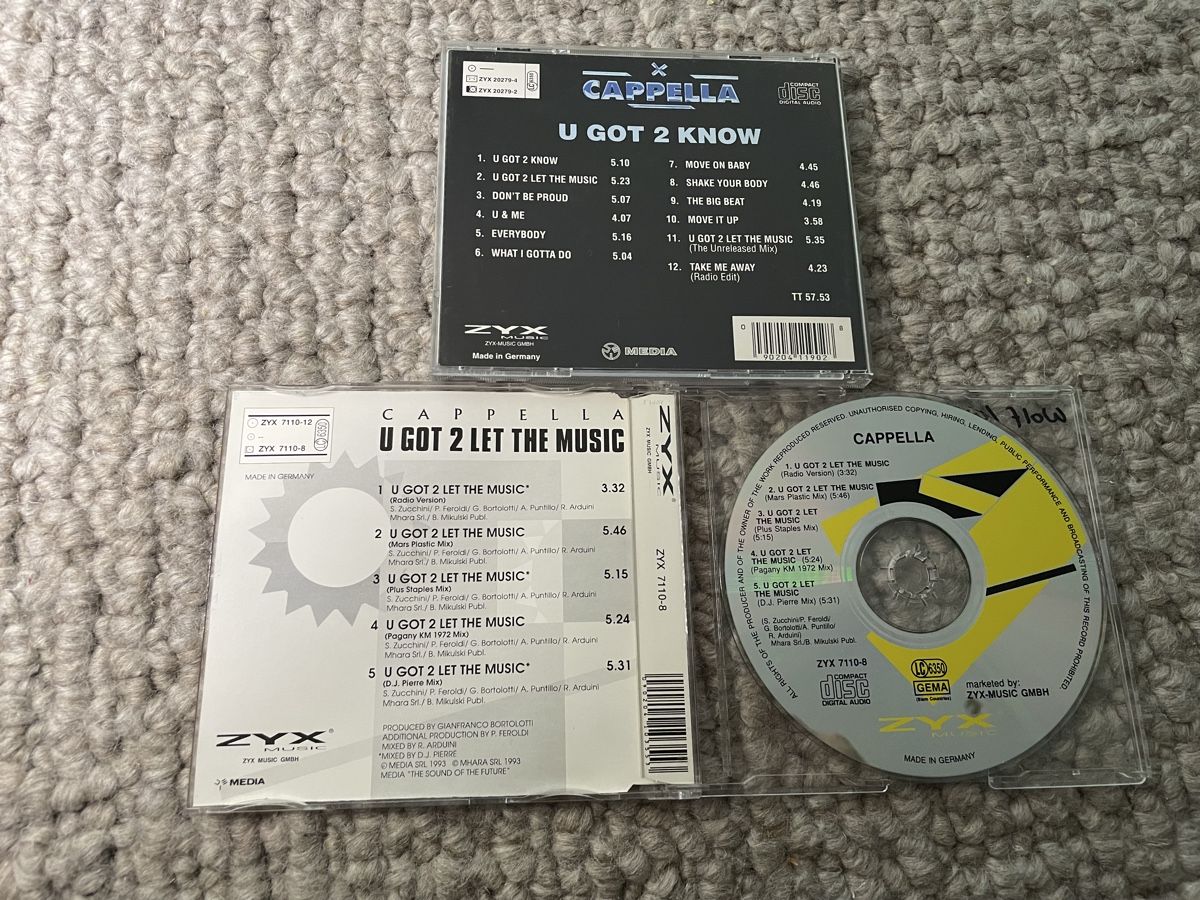 CDs: 2x Cappella – Neuf (Voir description) à Reinach AG par trigger7811 1