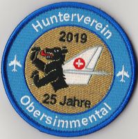 Hunter Obersimmental 25 Jahre 2019 Stoff ohne Klett.