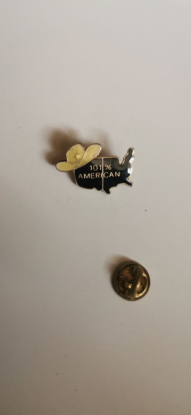 Plaketten & Abzeichen: Pin American Cowboy  – Gebraucht aus Genève von vins50