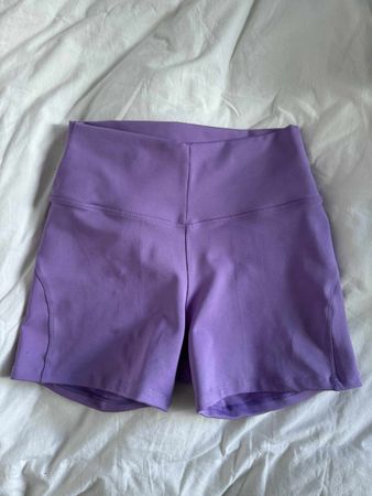 Lavender Athletic Shorts, Size S, Perfect for Summer