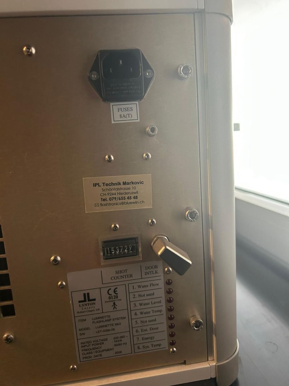 Attrezzature mediche: Professioneller Haarentfernung IPL Luminette – Usato da zürich venduto da ritas0102 6