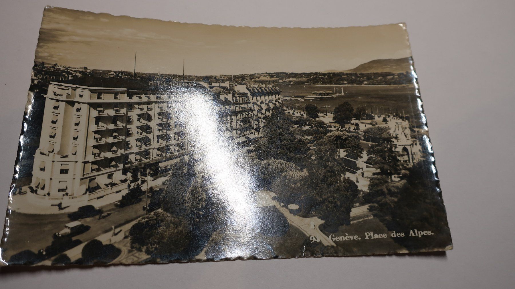 Cartoline postali: Genève Place des Alpes 1947 – Usato da Cormoret venduto da Pascalll2001 1