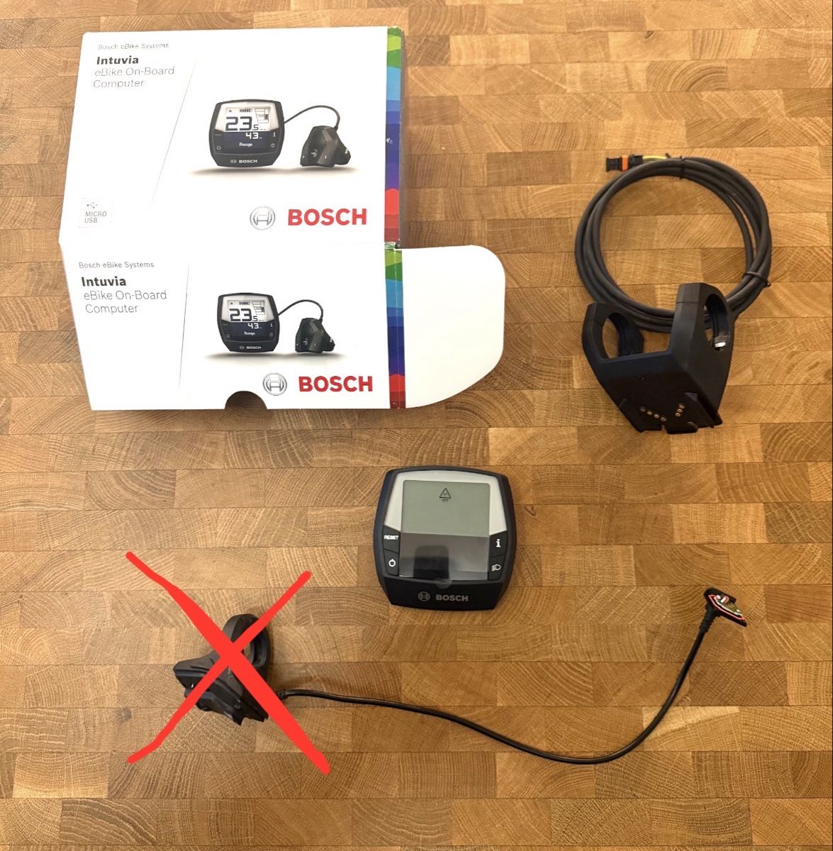 Bosch Pièces détachées: Bosch Intuvia Display Set (NEW/Unused) - Control Unit Defect – Neuf (Voir description) à Zürich par tmb90tmb90