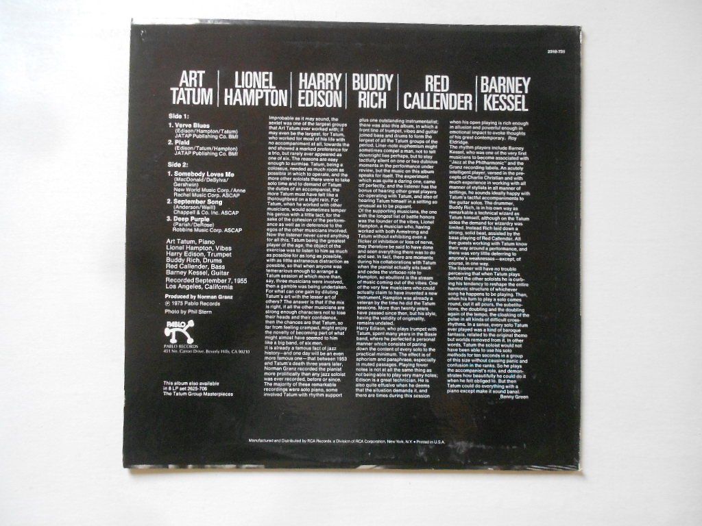 Vinyles: THE TATUM GROUP  -  MASTERPIECES – D'occasion à Bex par Giorgiob 1