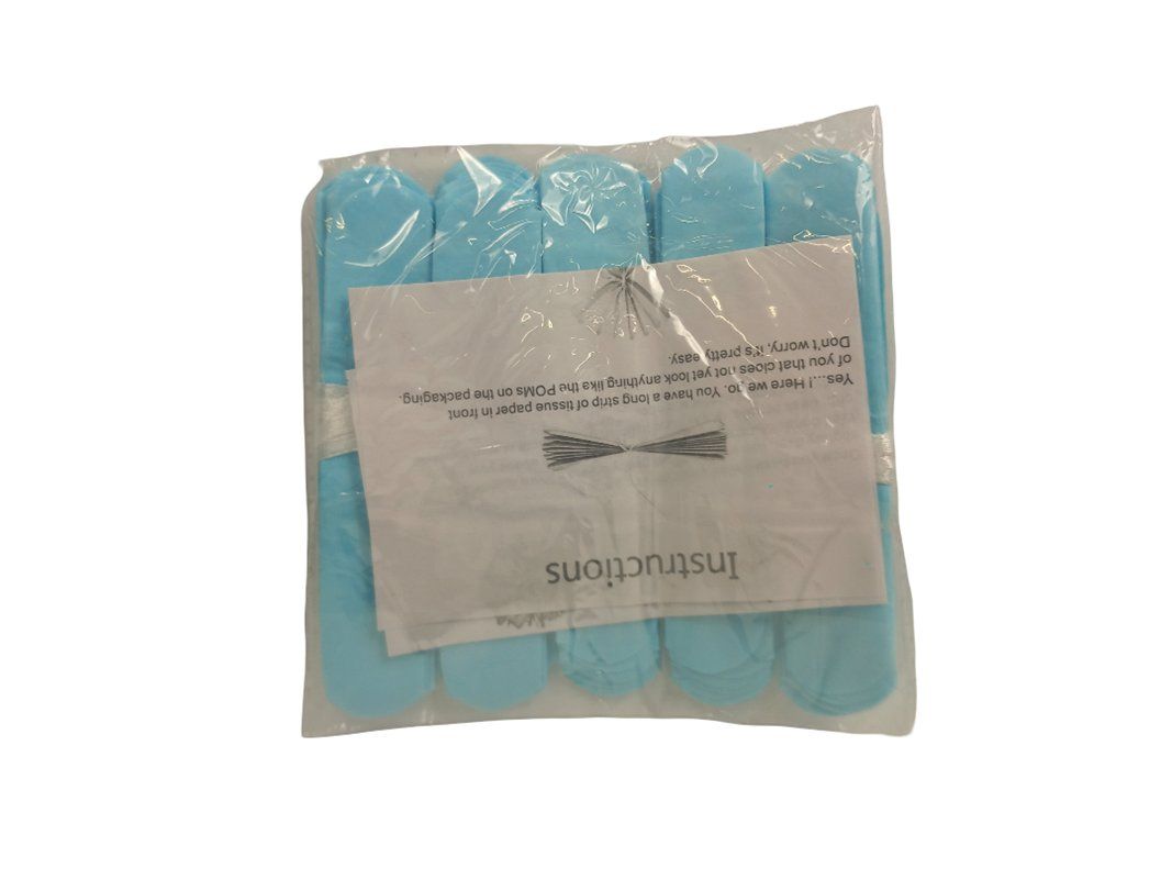 Tutte le decorazioni: Papier Pompons hellblau 14 Stück – Nuovo e nell'imballaggio originale da Hünenberg venduto da Restwert_Zug 4