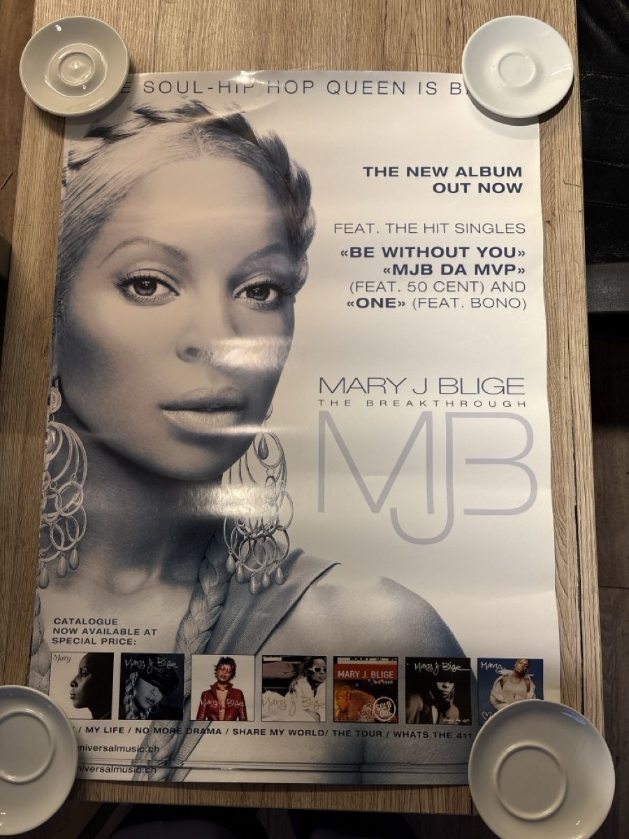 Foto & Immagini: Affiche Mary J Blige The Breakthrough original  – Usato da Neuchâtel venduto da sharposneaks